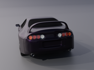 Toyota supra 1998 3d 3D Model