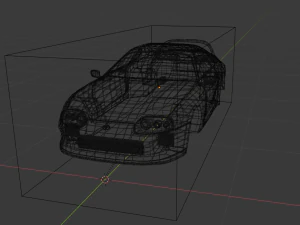 Toyota supra 1998 3d 3D Model