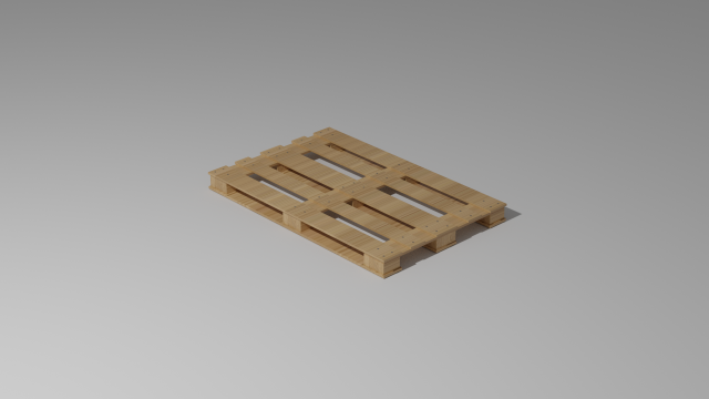 europallet Model 3D .c4d .max .obj .3ds .fbx .stl .blend 