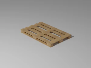Europalette 3D Modell