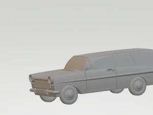 포드 타우누스 12m 터니어 1965 3D 모델