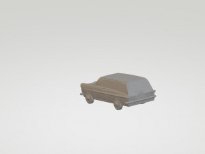 ford-taunus 12m turnier 1965 3D Model