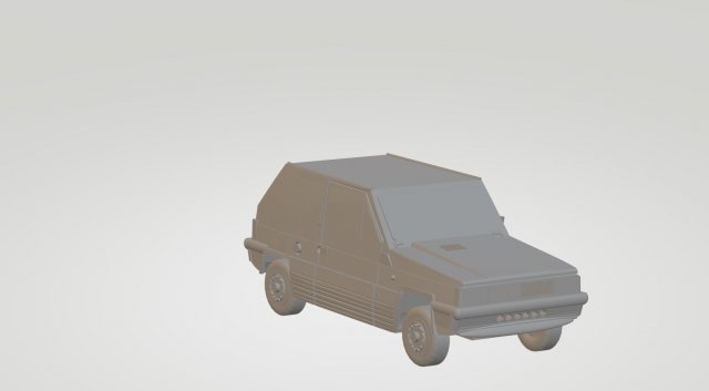 fiat panda 1980 Modèle 3D .c4d .max .obj .3ds .fbx .stl .blend 