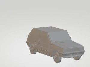 fiata pandę z 1980 r Model 3D