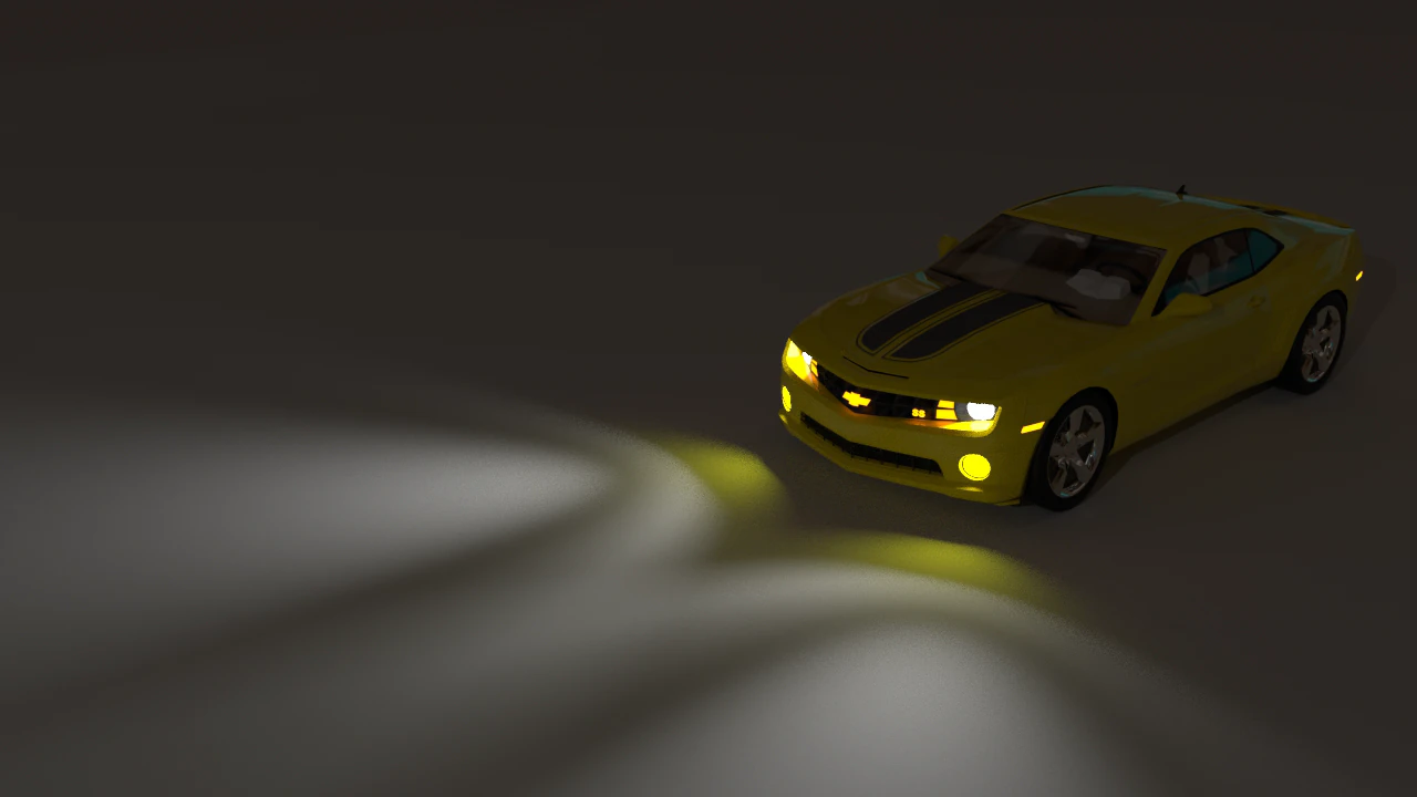 blender camaro transformers 3 edition 3D Model .c4d .max .obj .3ds .fbx .stl .blend 