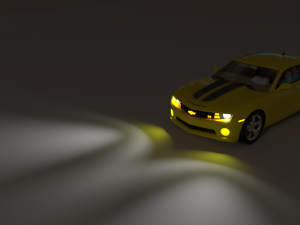 blender camaro transformers 3 edition 3D Model