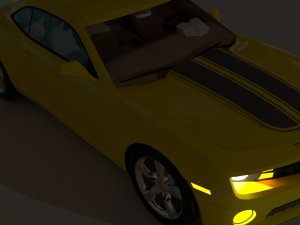 blender camaro transformers 3 edition Modelo 3D