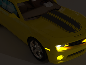 blender camaro transformers 3 edition Modelo 3D