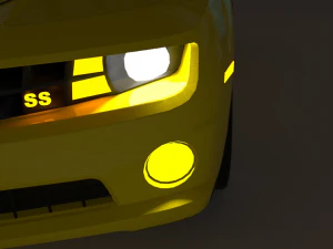 blender camaro transformers 3 edition 3D Model
