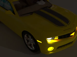 blender camaro transformers 3 edition 3D Model