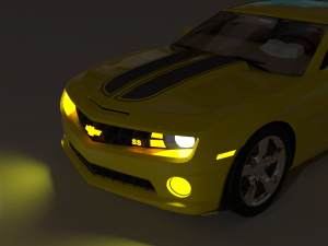 blender camaro transformers 3 edition Modelo 3D