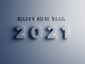 happy new year 2021 blender 3d text 3d include 4k video mp4 only 5 dollars Modèle 3D