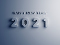 happy new year 2021 blender 3d text 3d include 4k video mp4 only 5 dollars 3Dモデル