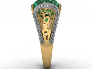 emerald ring 3D Model
