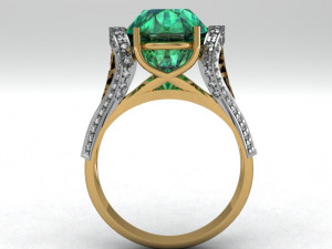 emerald ring 3D Model
