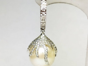 earrings perlsanddiamonds 3Dモデル