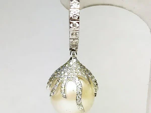earrings perlsanddiamonds 3D Model