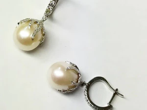 earrings perlsanddiamonds 3D Model