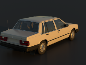 volvo 740 3D Модель