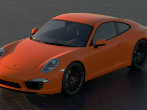 porsche 911 carrera 3D मॉडल