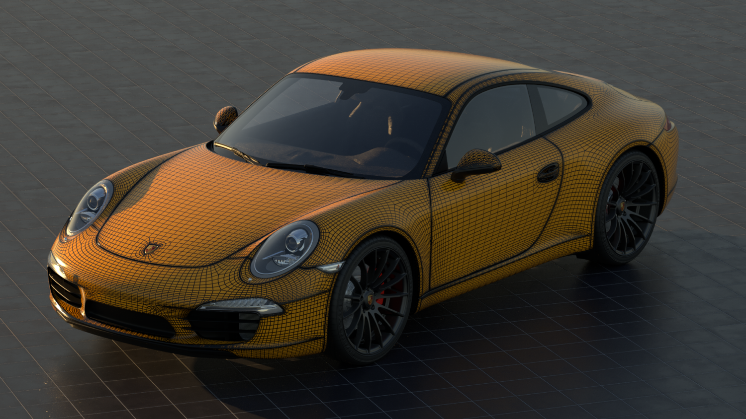 Porsche 3d model