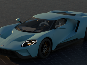 f0rd gt Model 3D
