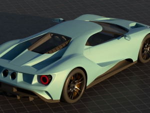 f0rd gt Modelo 3D