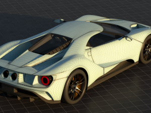 f0rd gt Modelo 3D