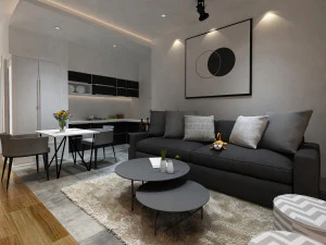 apartment interior 3dsmax vray render 3D Model
