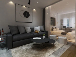 apartment interior 3dsmax vray render 3D Model