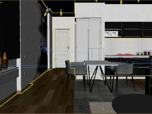 apartment interior 3dsmax vray render Modelo 3D