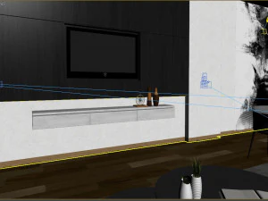 apartment interior 3dsmax vray render 3D Model
