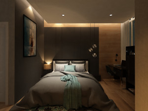 bedroom interior and vray render 3D-Modell