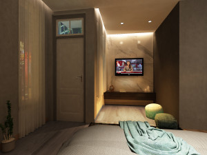 bedroom interior and vray render 3D-Modell