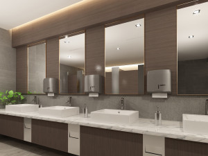 hotel public restroom 3dsmax and vray render Modelo 3D