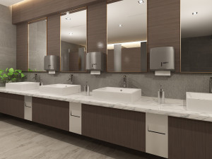 hotel public restroom 3dsmax and vray render 3D Model