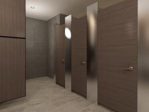 hotel public restroom 3dsmax and vray render 3D Model