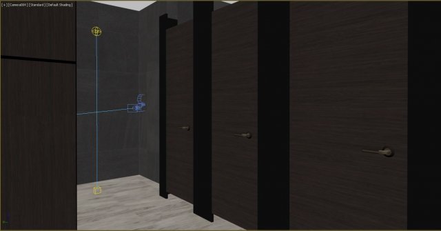 hotel public restroom 3dsmax and vray render 3D Model in Bathroom 3DExport