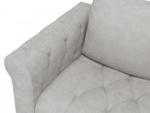 fabric sofa 3D 模型