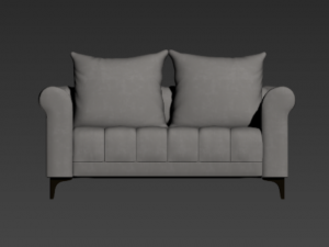 fabric sofa 3D 模型