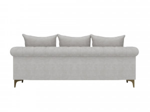 grey fabric sofa 3D Model