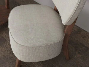 accent chair table set 3D Model