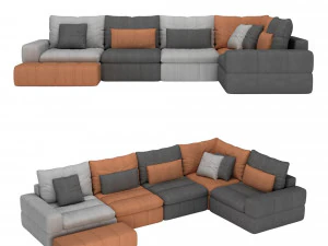 sectional sofa 3D Model