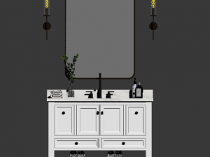 vanity set 3D-Modell