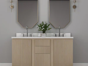 conjunto de toucador duplo Modelo 3D