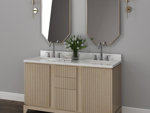 double vanity set 3D-Modell