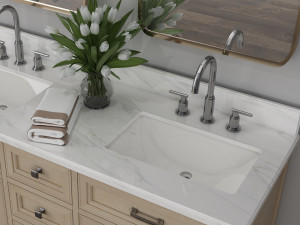 double vanity set 3D 模型