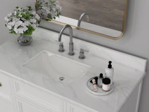 white vanity set 3D Model