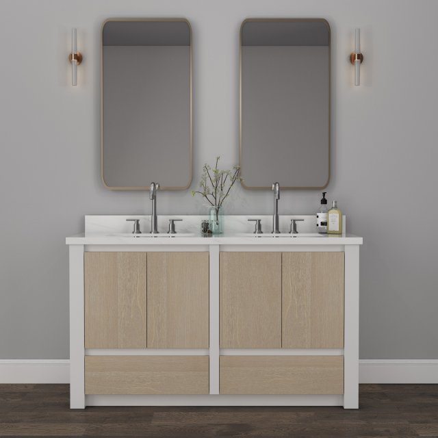 double vanity set 3D-Modell .c4d .max .obj .3ds .fbx .stl .blend 