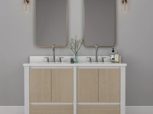 conjunto de toucador duplo Modelo 3D